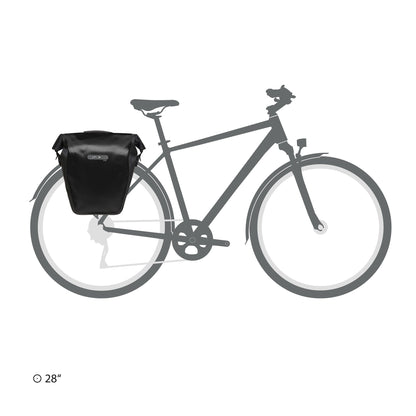 Sacoche de porte-bagages Red - black – BackRoll QL2.1 roll‑top
