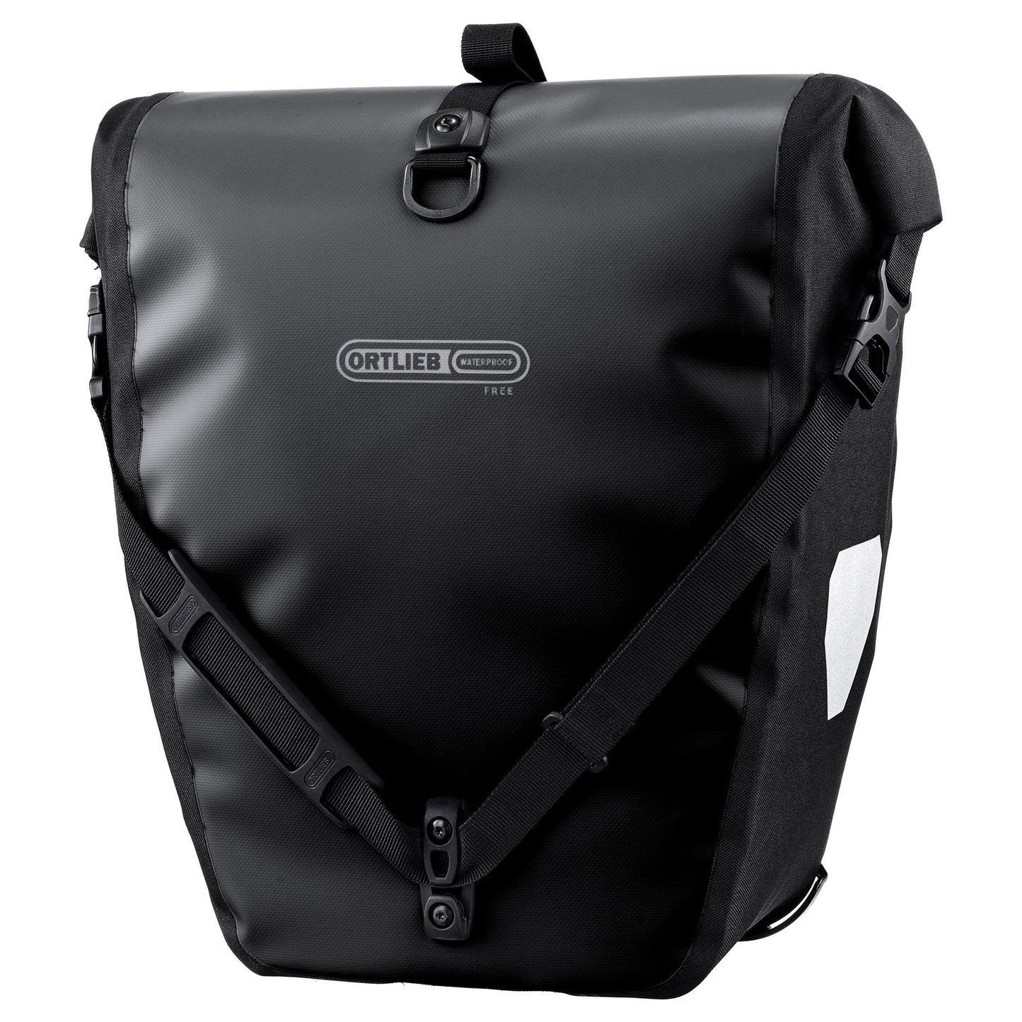 BackRoll – sacoche de porte-bagages imperméable QL2.1 roll‑top Lagoon - black