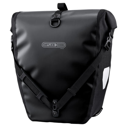 BackRoll – sacoche de porte-bagages imperméable QL2.1 roll‑top Lagoon - black