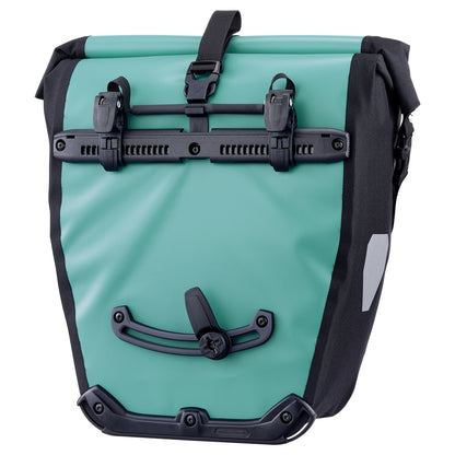 BackRoll – sacoche de porte-bagages imperméable QL2.1 roll‑top Lagoon - black