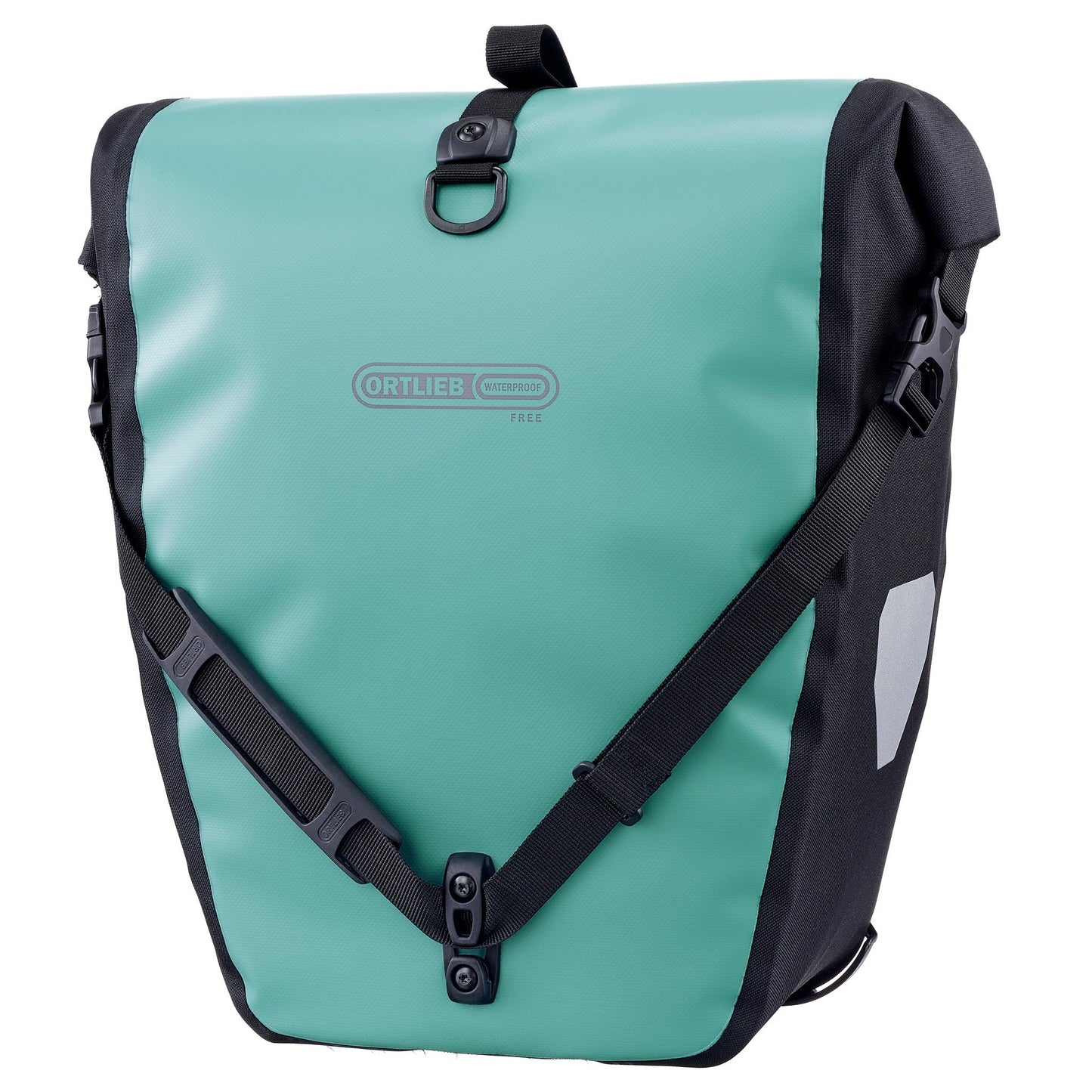 BackRoll – sacoche de porte-bagages imperméable QL2.1 roll‑top Lagoon - black