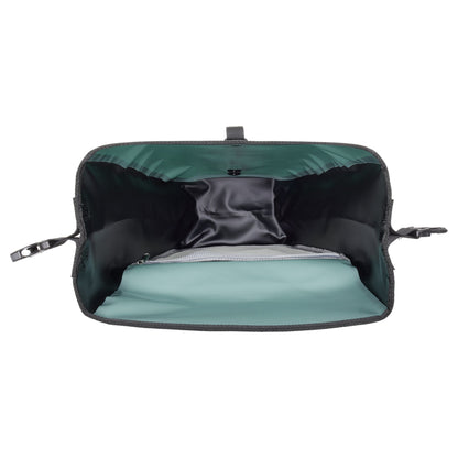 BackRoll – sacoche de porte-bagages imperméable QL2.1 roll‑top Lagoon - black