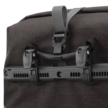 Édition imperméable QL2.1 roll‑top BackRoll – sacoche de porte-bagages Dusk blue - denim