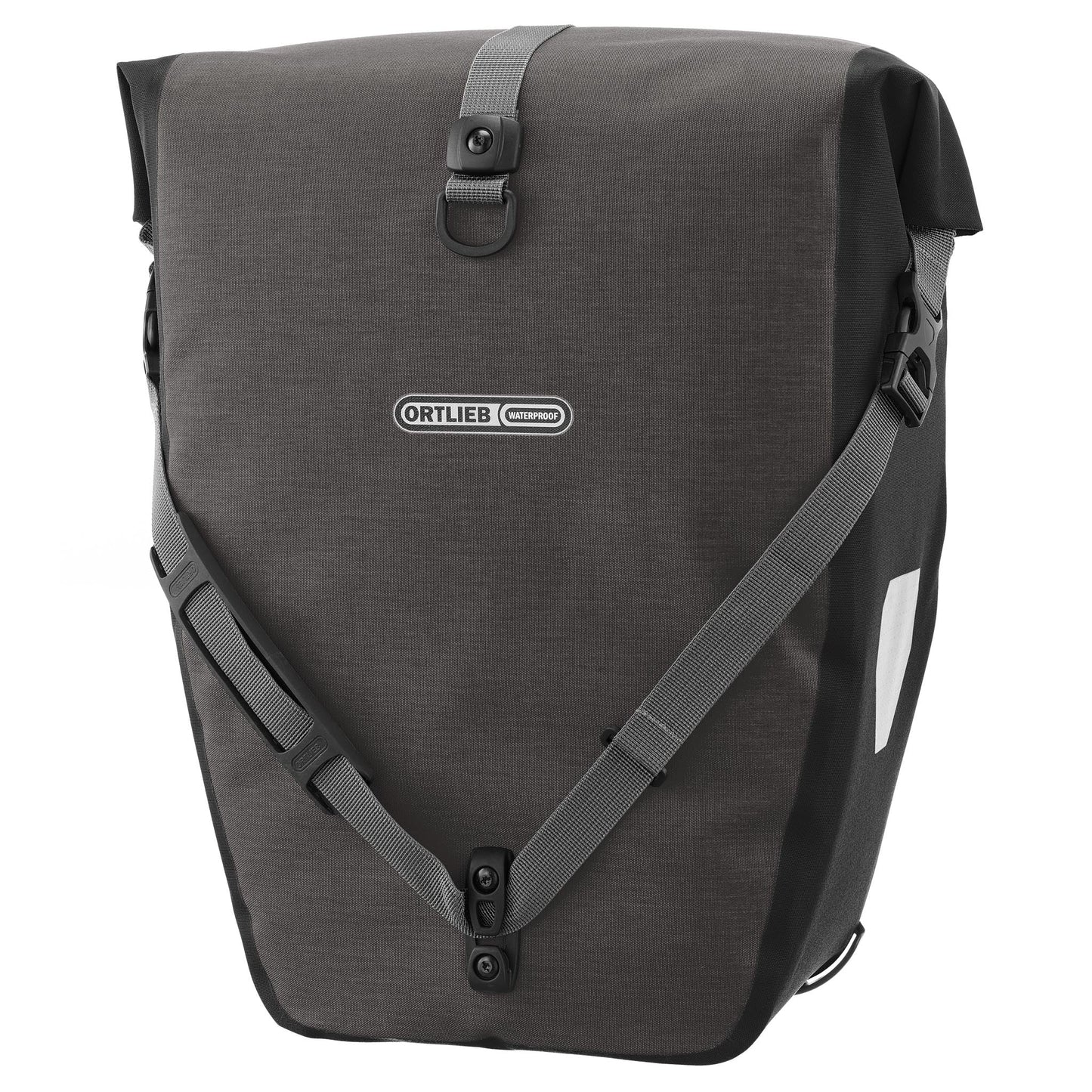 Édition imperméable QL2.1 roll‑top BackRoll – sacoche de porte-bagages Dusk blue - denim