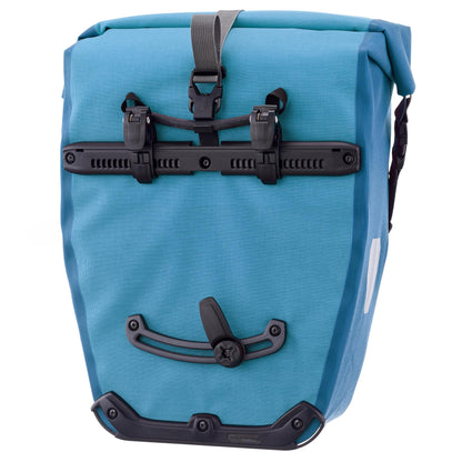 Édition imperméable QL2.1 roll‑top BackRoll – sacoche de porte-bagages Dusk blue - denim