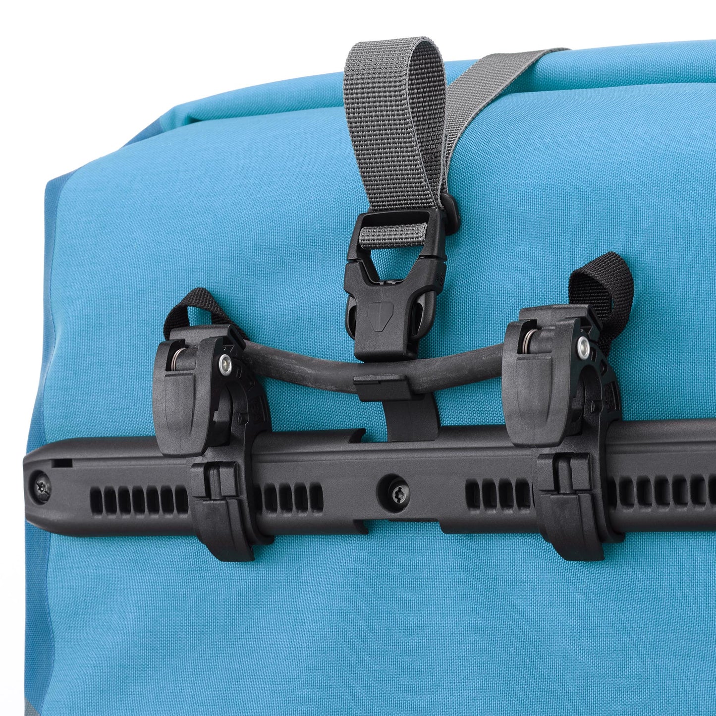 Édition imperméable QL2.1 roll‑top BackRoll – sacoche de porte-bagages Dusk blue - denim