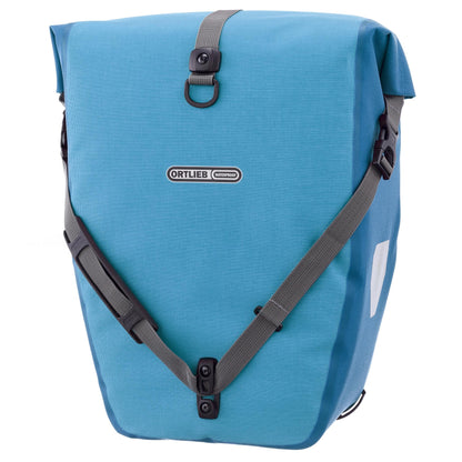 Édition imperméable QL2.1 roll‑top BackRoll – sacoche de porte-bagages Dusk blue - denim