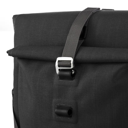 BackRoll sacoche de porte-bagages Denim (imperméable QL2.1 roll‑top)