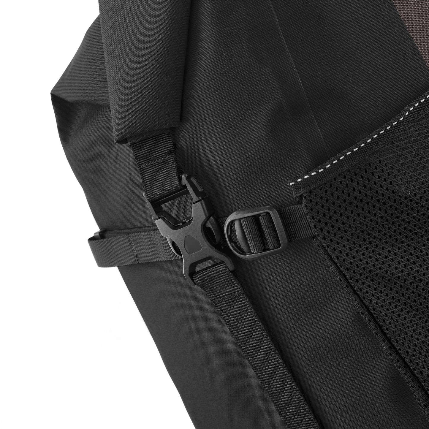 BackRoll : sacoche de porte-bagages QL2.1 roll‑top – Granite - black