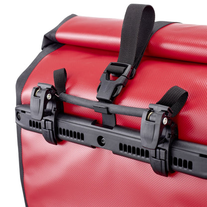 Sacoche de porte-bagages BackRoll | imperméable QL2.1 roll‑top Asphalt - black