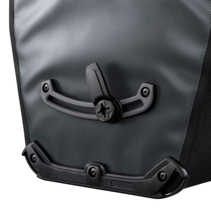 Sacoche de porte-bagages BackRoll | imperméable QL2.1 roll‑top Asphalt - black