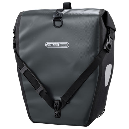Sacoche de porte-bagages BackRoll | imperméable QL2.1 roll‑top Asphalt - black