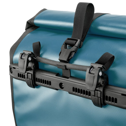 Sacoche de porte-bagages BackRoll | imperméable QL2.1 roll‑top Asphalt - black