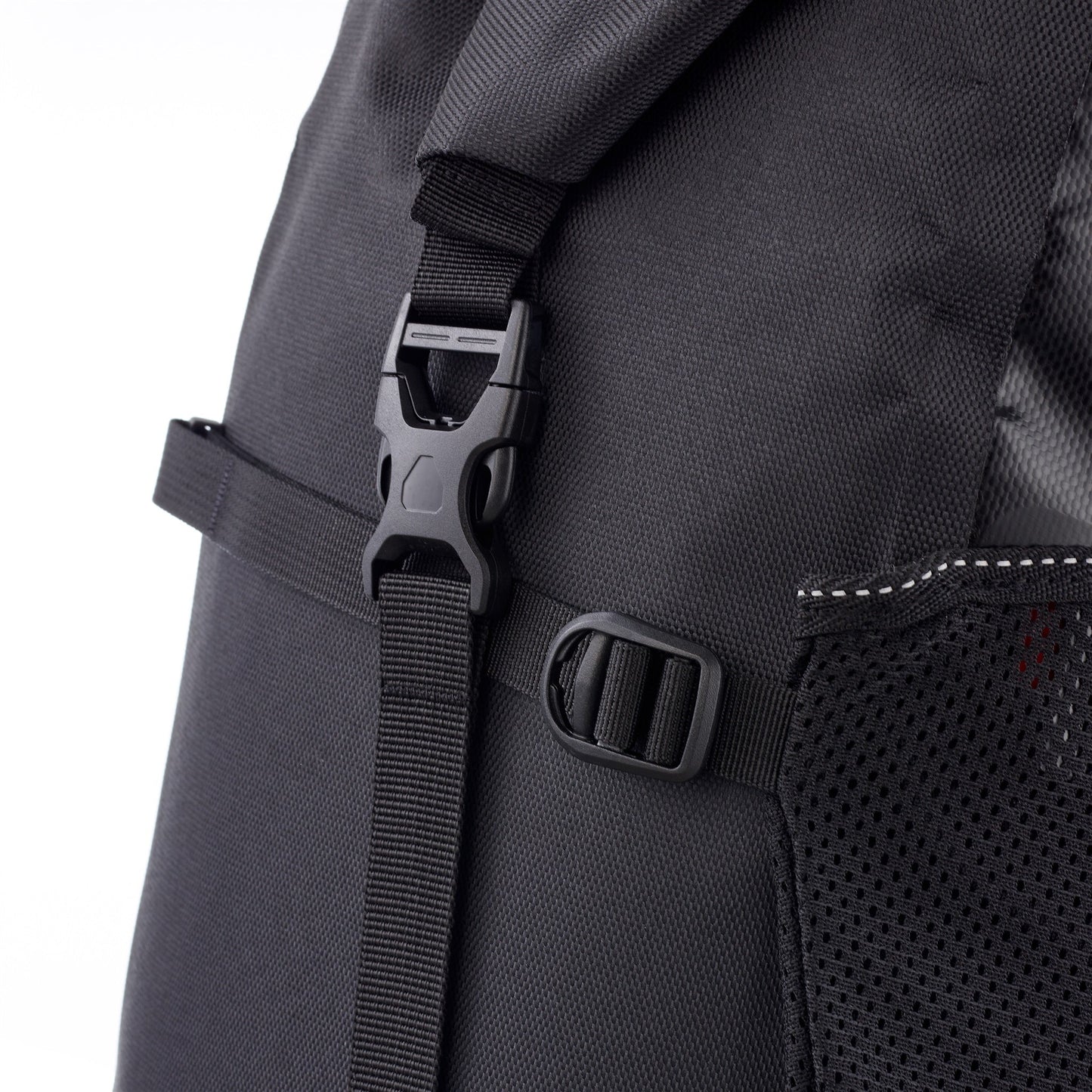 Édition imperméable QL2.1 roll‑top BackRoll – sacoche de porte-bagages Red - black