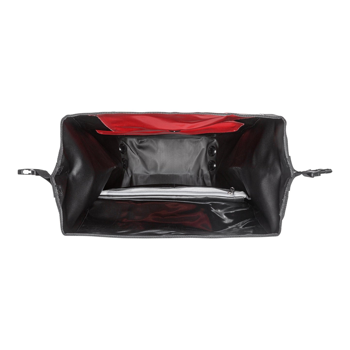 Édition imperméable QL2.1 roll‑top BackRoll – sacoche de porte-bagages Red - black