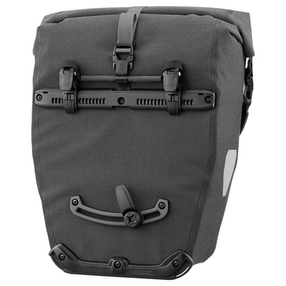 Sacoche de porte-bagages Ash rose – BackRoll imperméable QL3.1 QL2.1 roll‑top urbain