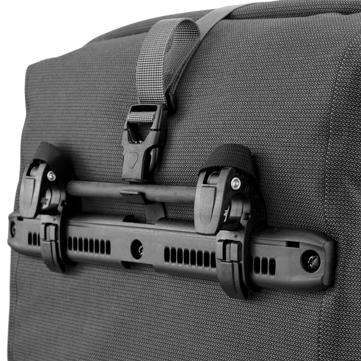Sacoche de porte-bagages Ash rose – BackRoll imperméable QL3.1 QL2.1 roll‑top urbain