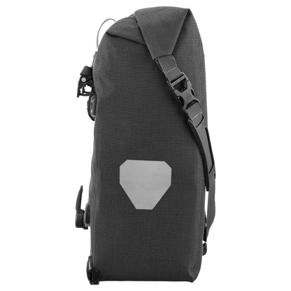 Sacoche de porte-bagages Ash rose – BackRoll imperméable QL3.1 QL2.1 roll‑top urbain