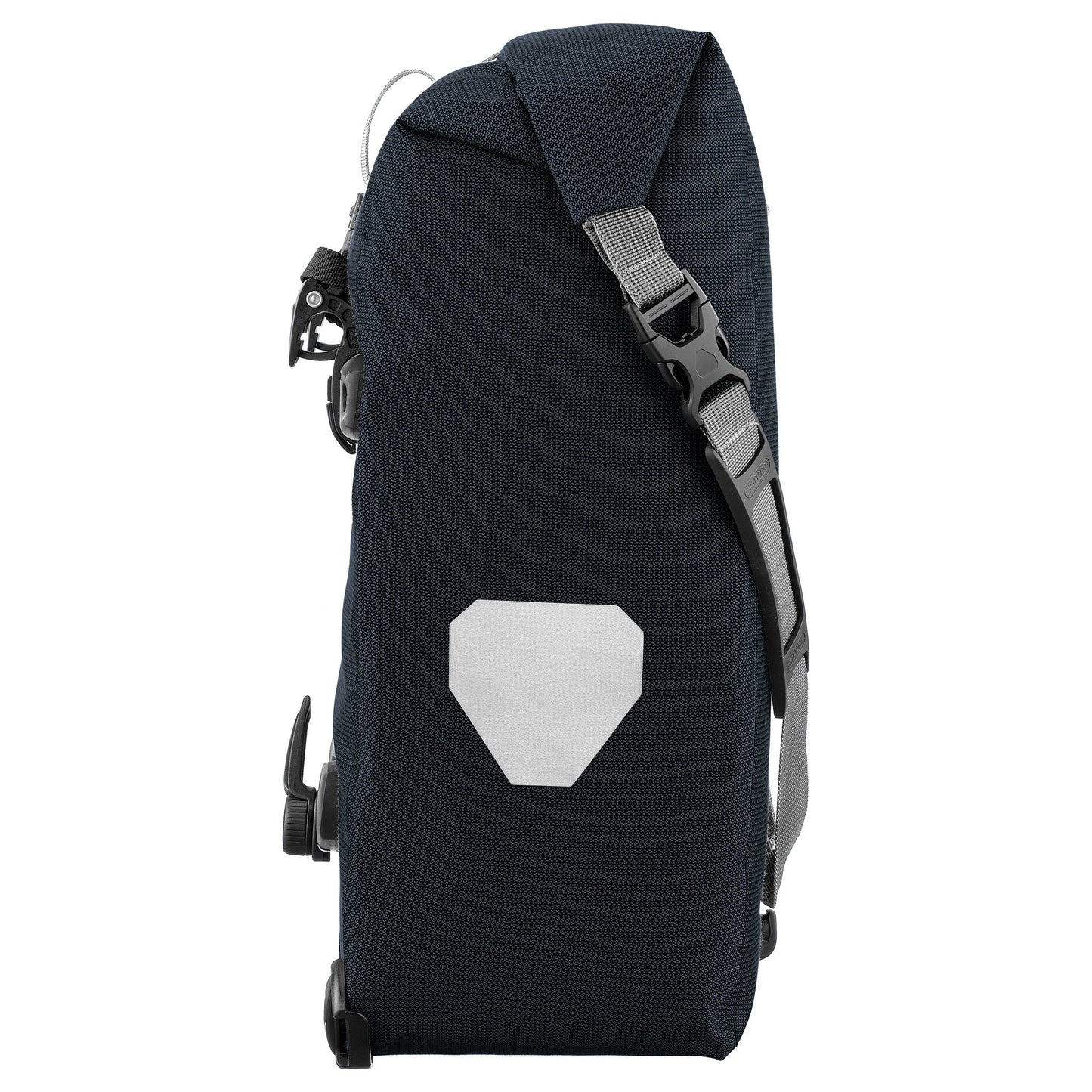 Sacoche de porte-bagages Ash rose – BackRoll imperméable QL3.1 QL2.1 roll‑top urbain
