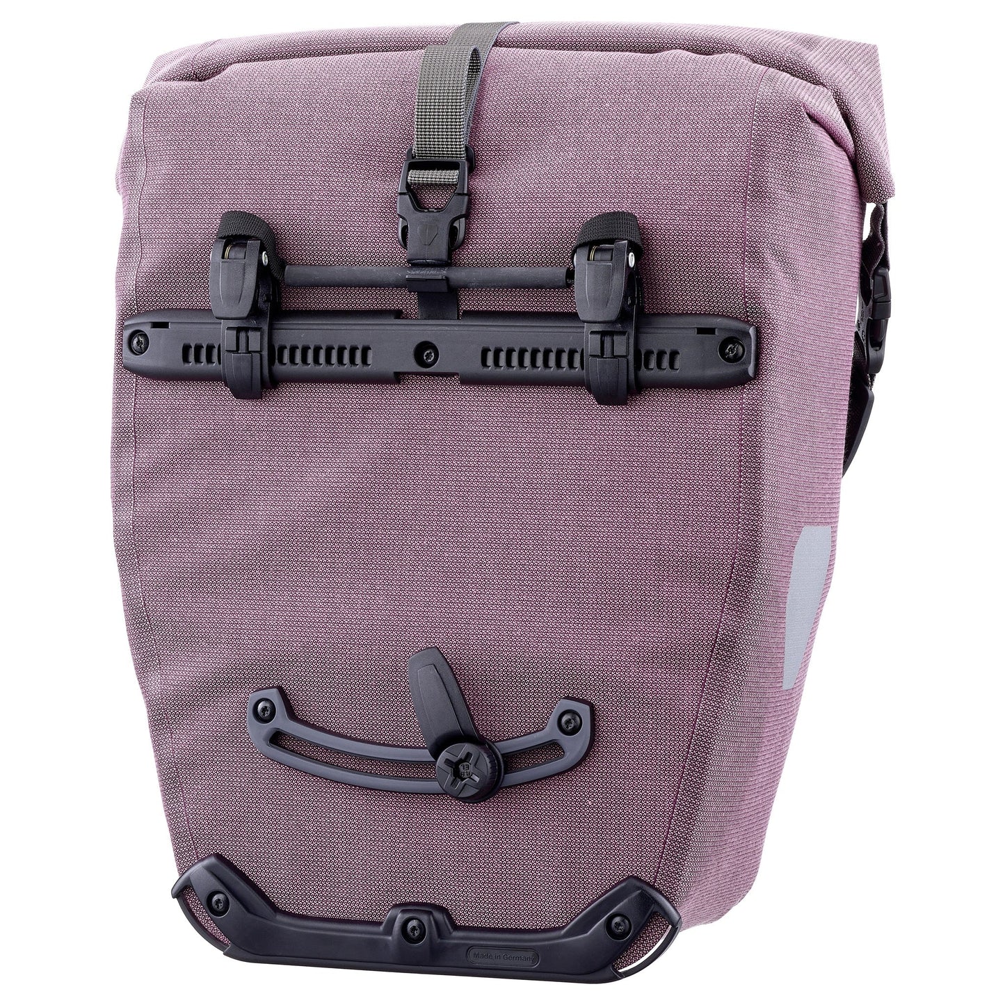 Sacoche de porte-bagages Ash rose – BackRoll imperméable QL3.1 QL2.1 roll‑top urbain