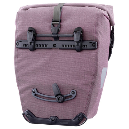 Sacoche de porte-bagages Ash rose – BackRoll imperméable QL3.1 QL2.1 roll‑top urbain