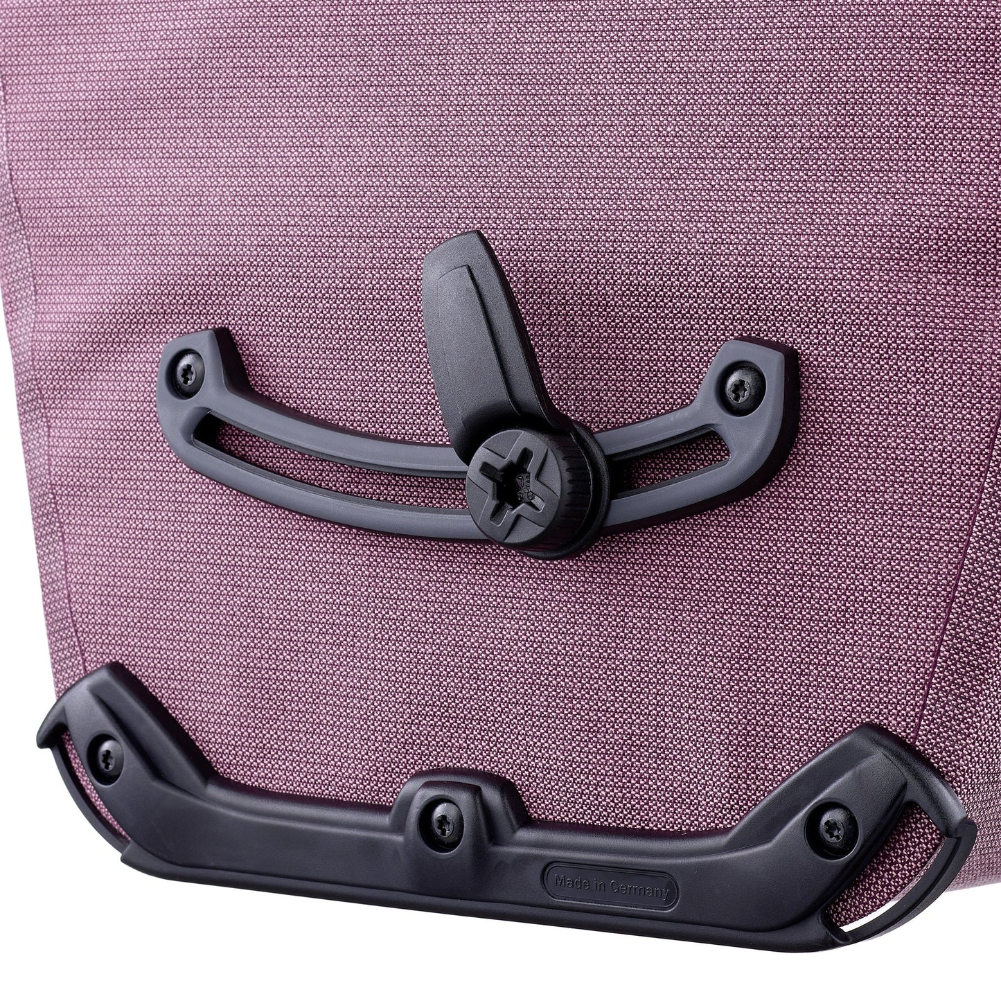 Sacoche de porte-bagages Ash rose – BackRoll imperméable QL3.1 QL2.1 roll‑top urbain