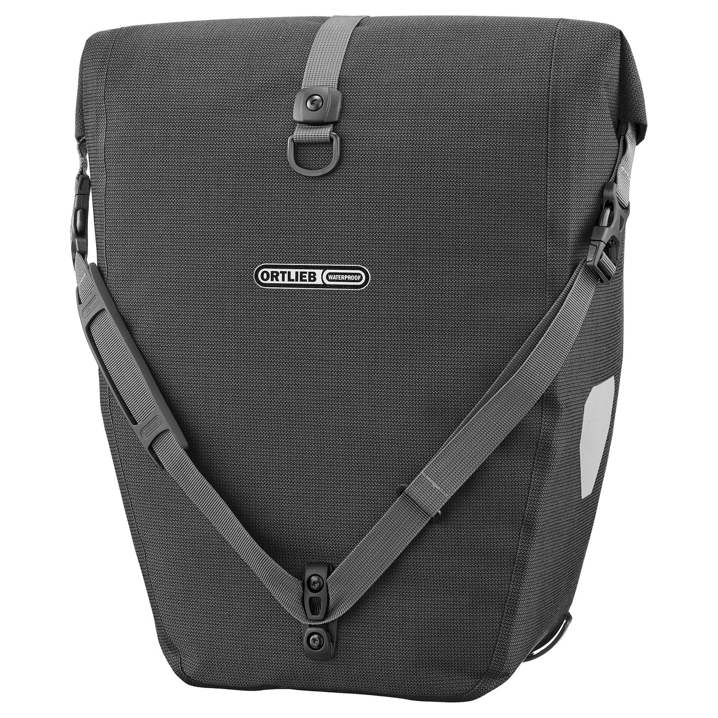 Sacoche de porte-bagages Ash rose – BackRoll imperméable QL3.1 QL2.1 roll‑top urbain