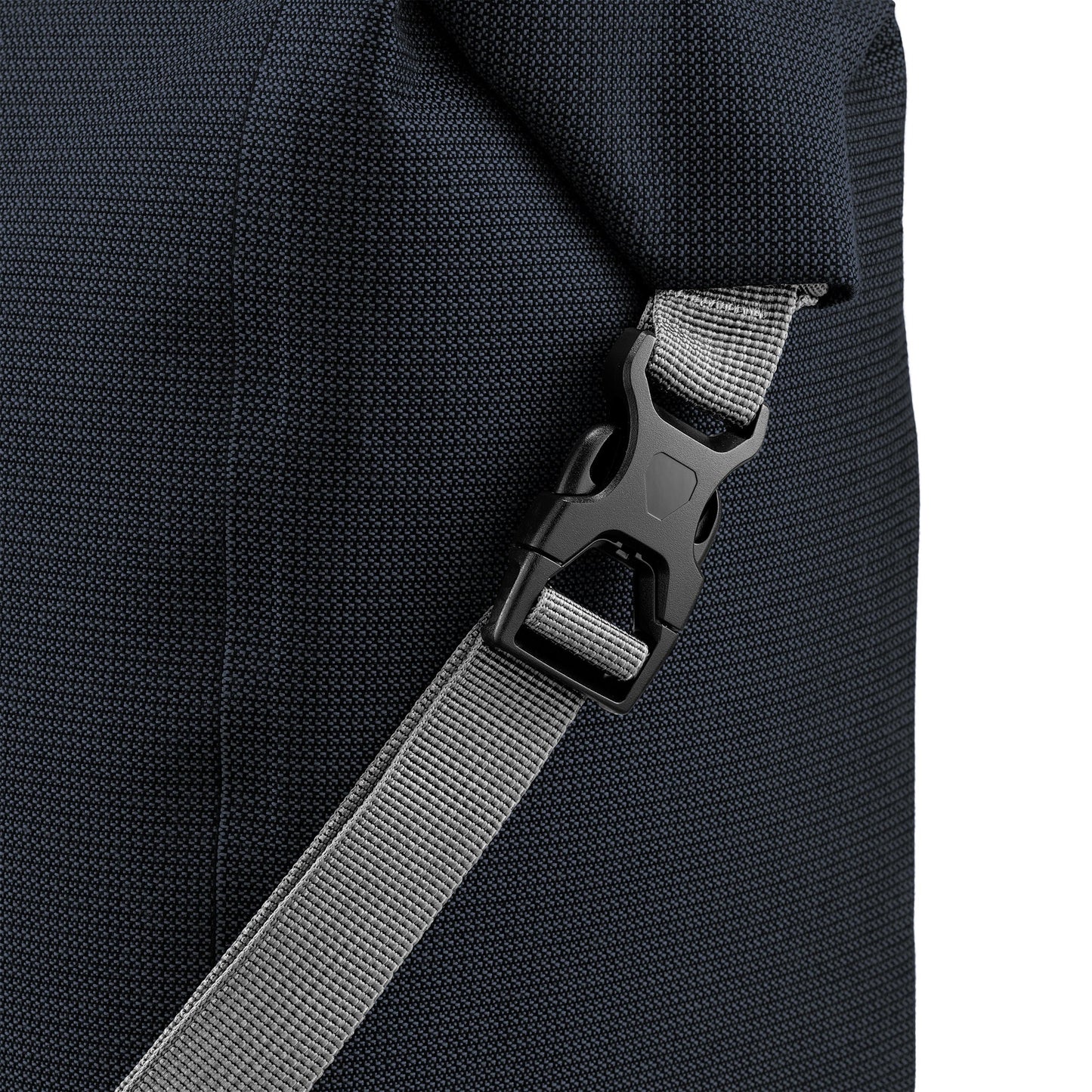 Sacoche de porte-bagages Ash rose – BackRoll imperméable QL3.1 QL2.1 roll‑top urbain