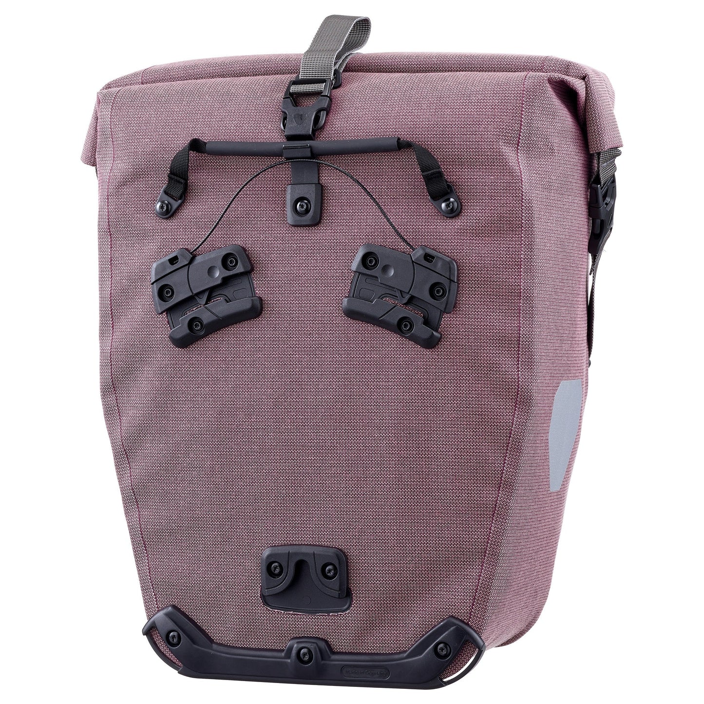 Sacoche de porte-bagages Ash rose – BackRoll imperméable QL3.1 QL2.1 roll‑top urbain