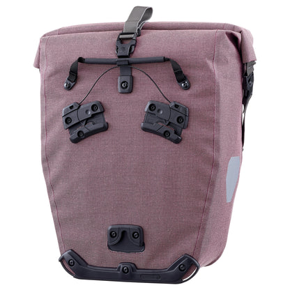 Sacoche de porte-bagages Ash rose – BackRoll imperméable QL3.1 QL2.1 roll‑top urbain