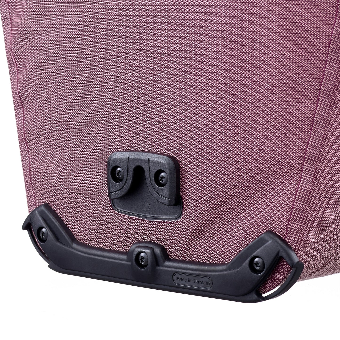 Sacoche de porte-bagages Ash rose – BackRoll imperméable QL3.1 QL2.1 roll‑top urbain