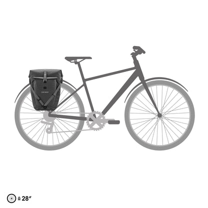 BackRoll : sacoche de porte-bagages QL2.1 roll‑top urbain