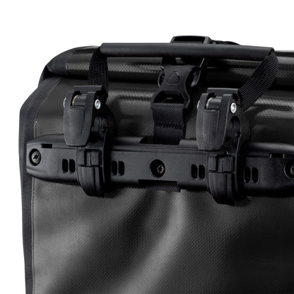 Sacoche de porte-bagages SportRoll | imperméable QL2.1 roll‑top Noir