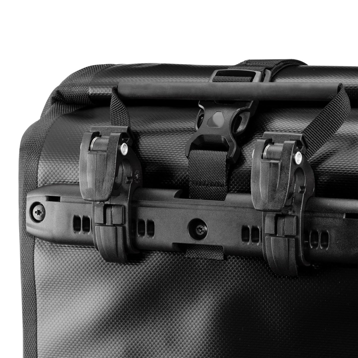 SportRoll : sacoche de porte-bagages QL2.1 roll‑top – Noir