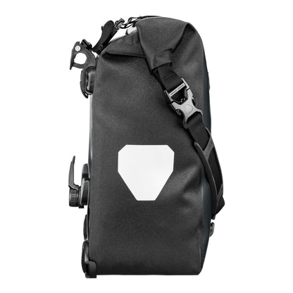 SportRoll : sacoche de porte-bagages QL2.1 roll‑top – Noir