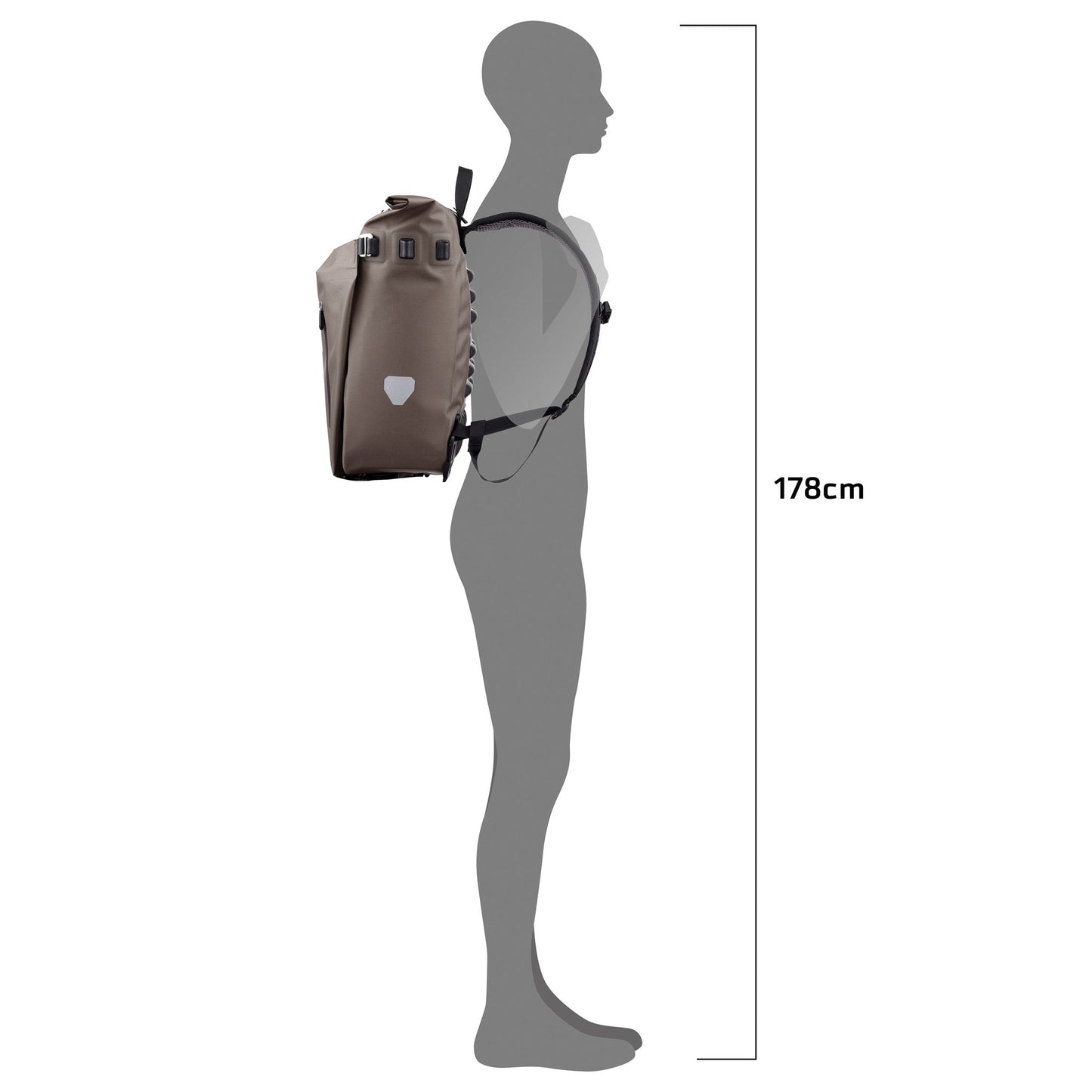 Vario L : sac à dos QL3.1 QL2.1 roll‑top – Rooibos