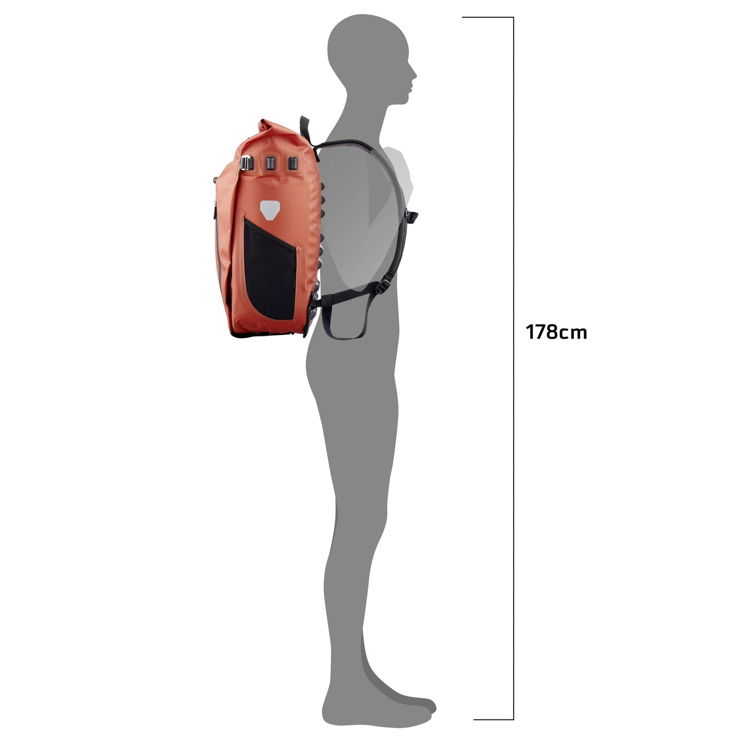 Vario L : sac à dos QL3.1 QL2.1 roll‑top – Rooibos