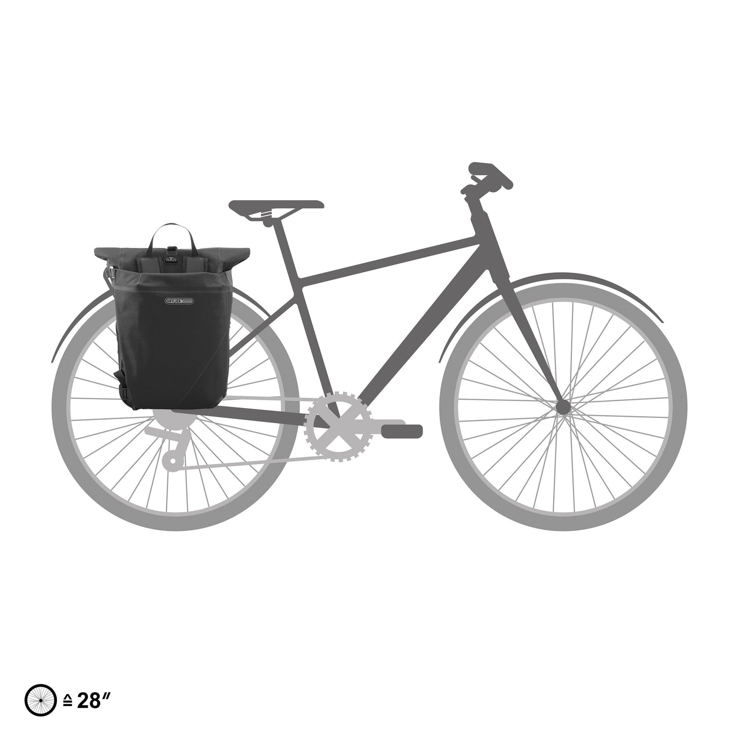Sac à dos Vario L | QL2.1 roll‑top Noir