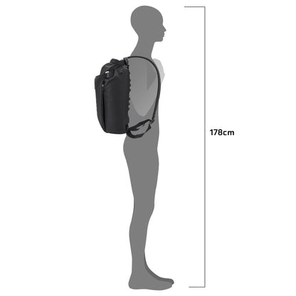 Sac à dos Noir – Var-Lite QL2.1 roll‑top