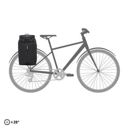 Sac à dos Noir – Var-Lite QL2.1 roll‑top