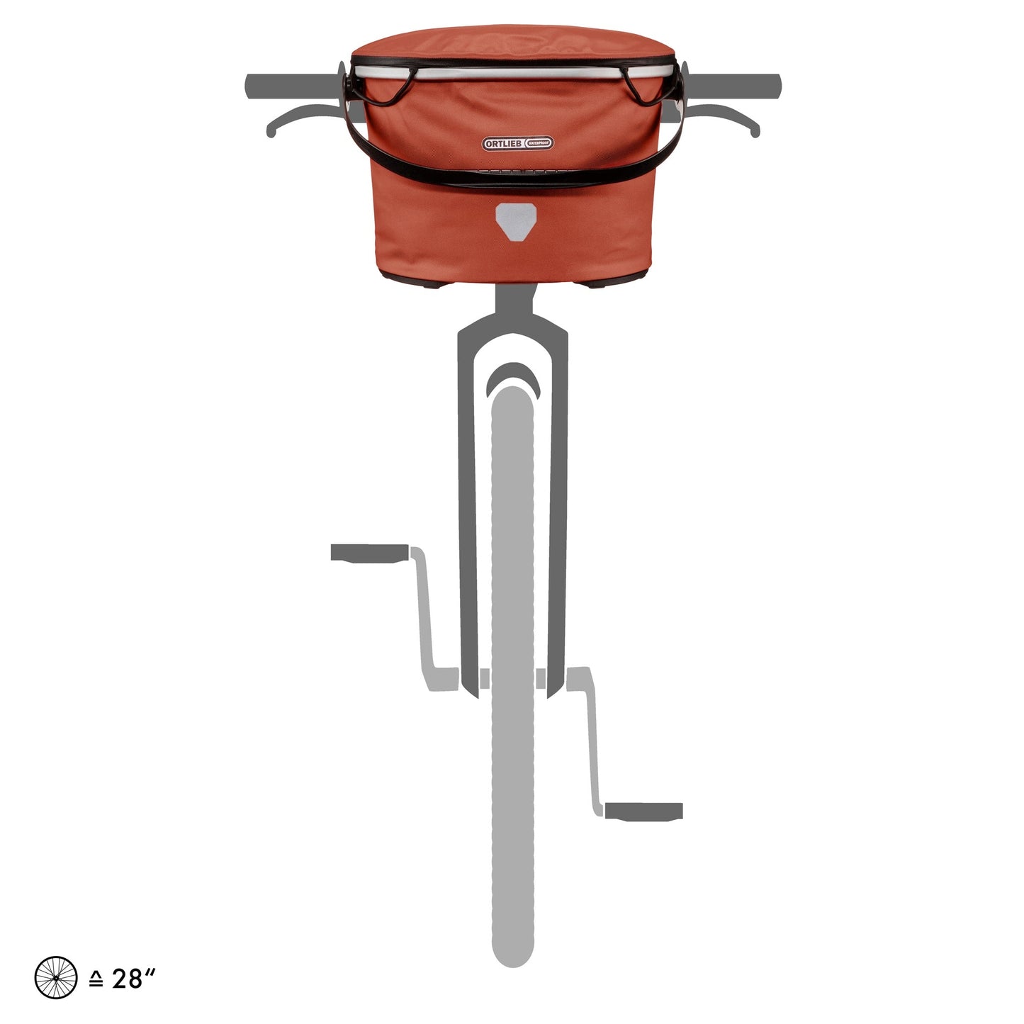 Up Town sacoche de guidon Rooibos (polyvalent)