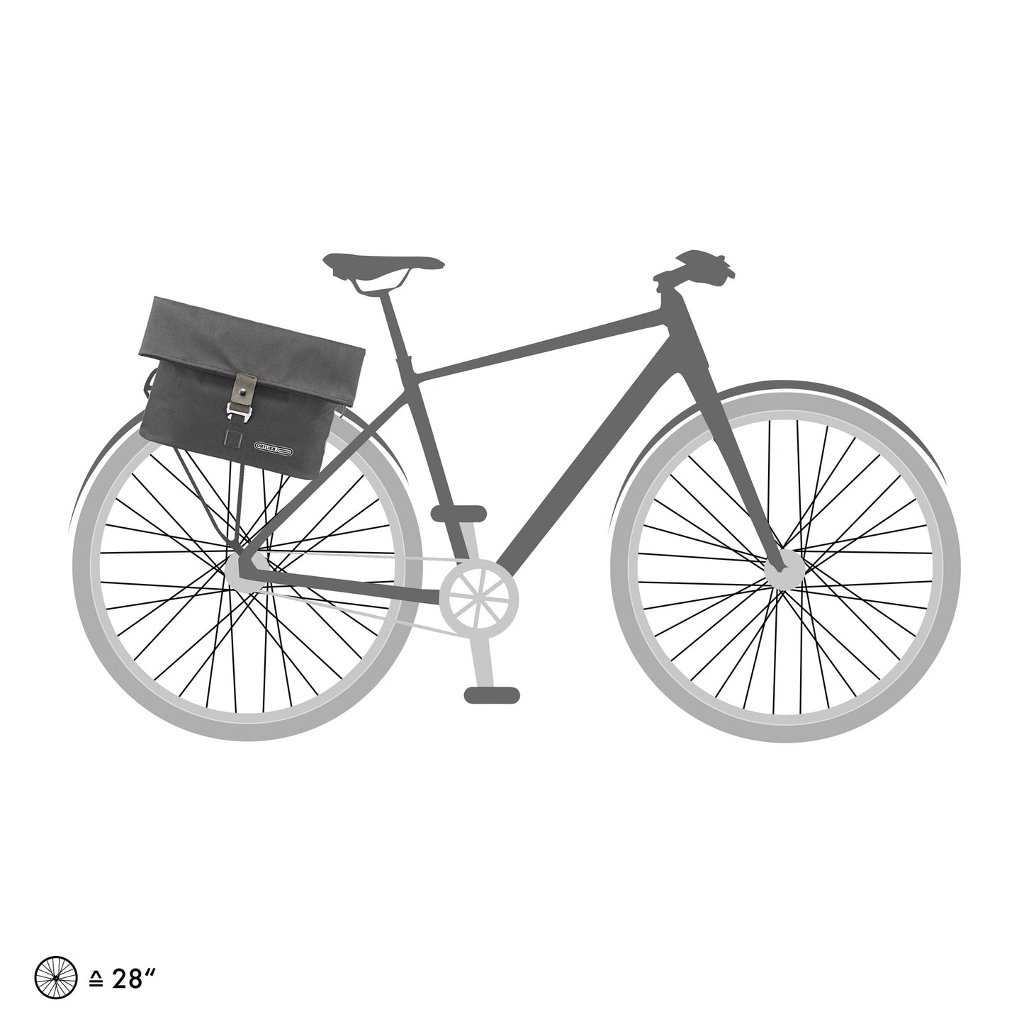 Sacoche de porte-bagages Ink – Twin Urban QL2.1 urbain