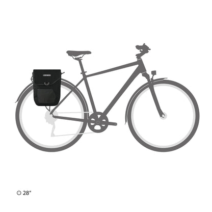 Pedal Mate : sacoche de porte-bagages QL2.1 – Sable foncé