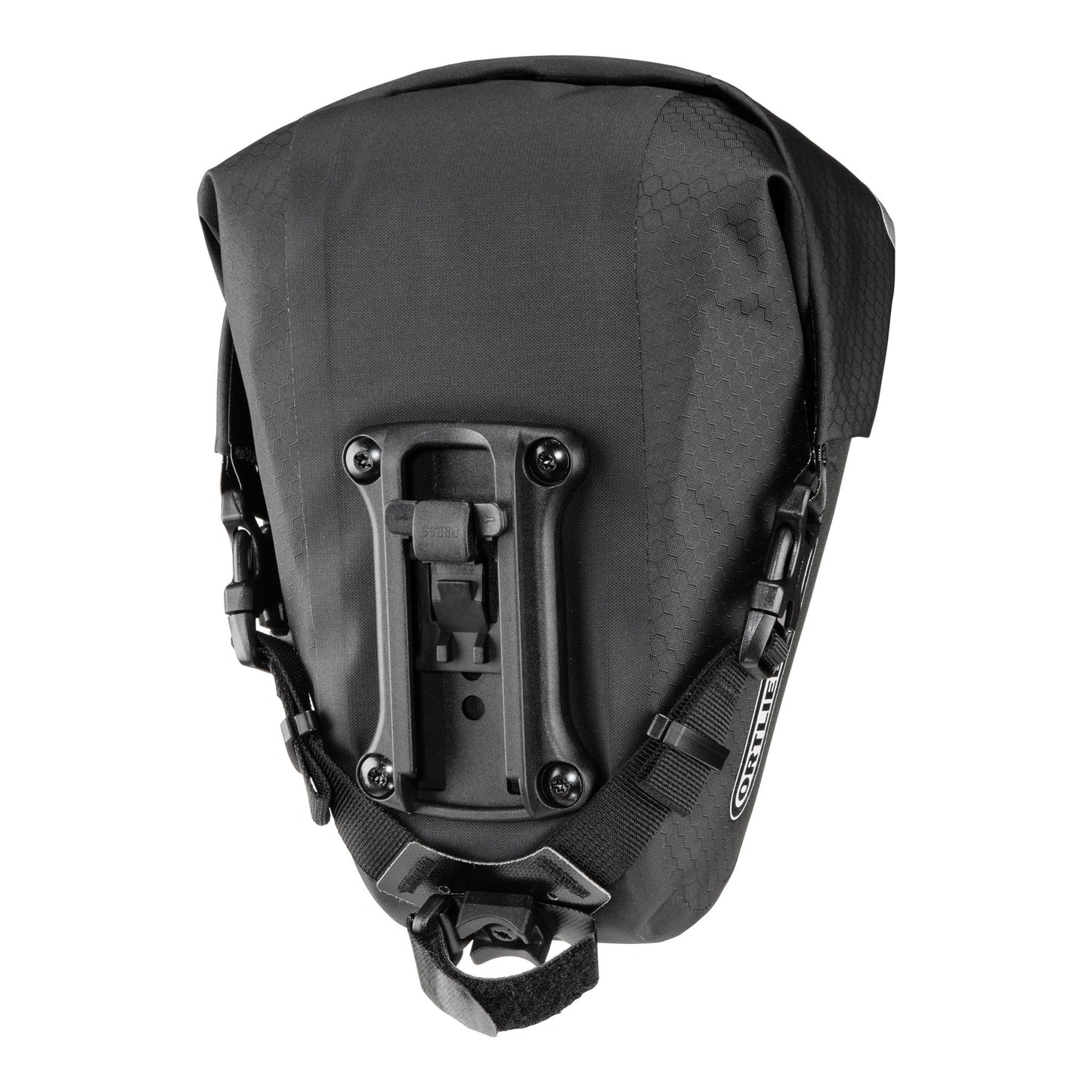 Sac de selle Saddle | imperméable roll‑top Black matt