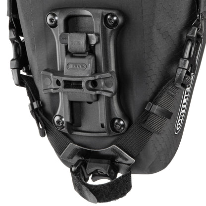 Sac de selle Saddle | imperméable roll‑top Black matt