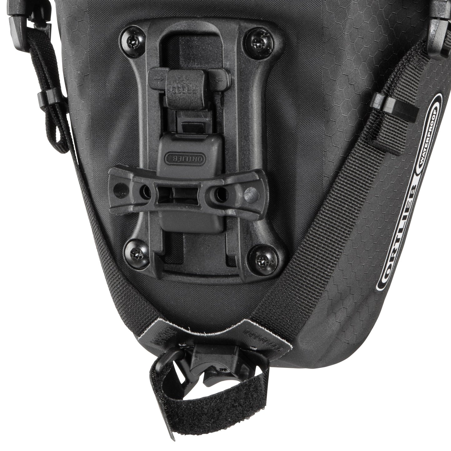 Sac de selle Saddle | imperméable roll‑top Black matt