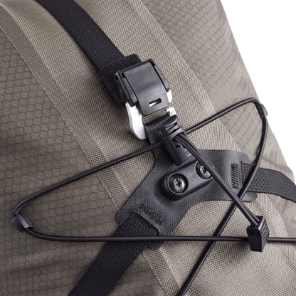 Sac de selle Sable foncé – SeatPack roll‑top