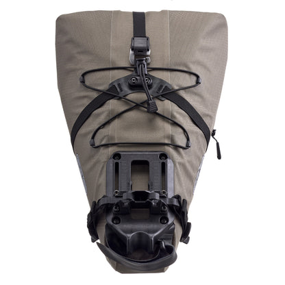 Sac de selle Sable foncé – SeatPack roll‑top