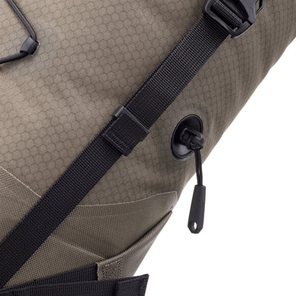 SeatPack : sac de selle imperméable roll‑top – Black matt