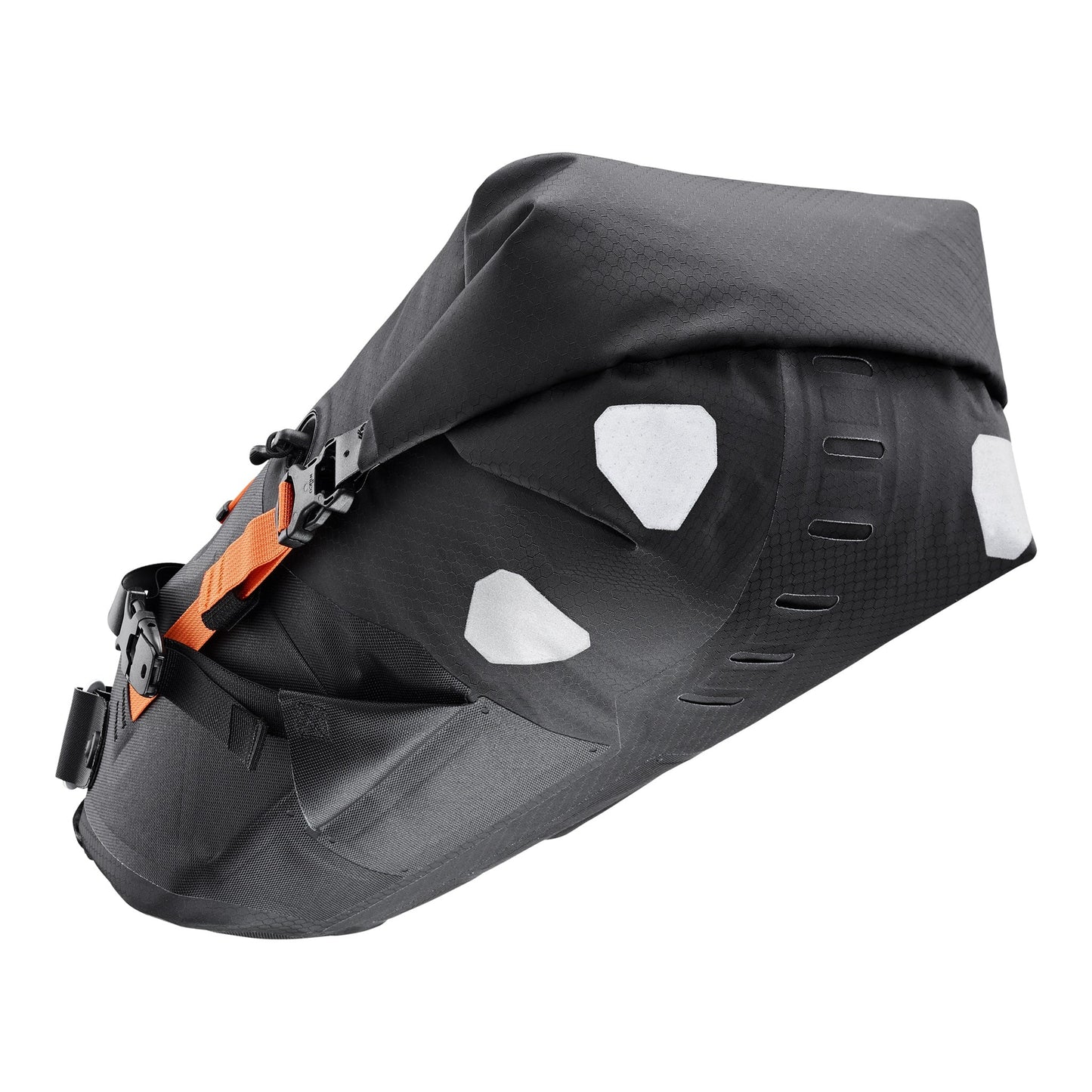 SeatPack : sac de selle imperméable roll‑top – Black matt